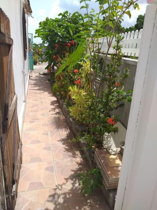 Maison Creole Chaleureuse Avec Stationnement Le Gosier  Eksteriør billede